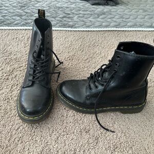 Dr. Martens Black Combat Boots